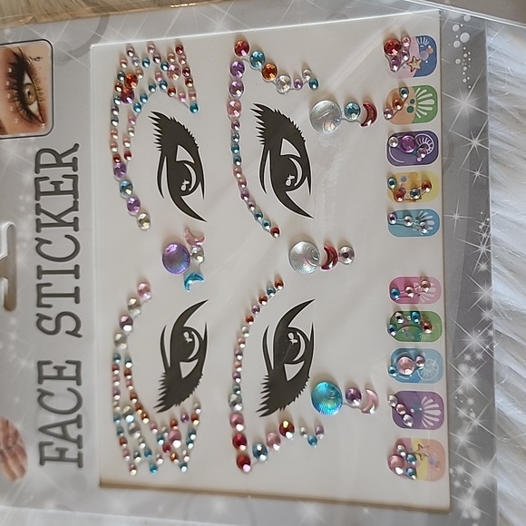 Gems 4 party eyes face jewelry - Picture 2 of 5